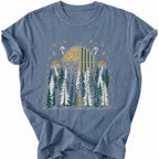 Printify T-Shirt Blue Jean / S Mushroom Forest T-Shirt