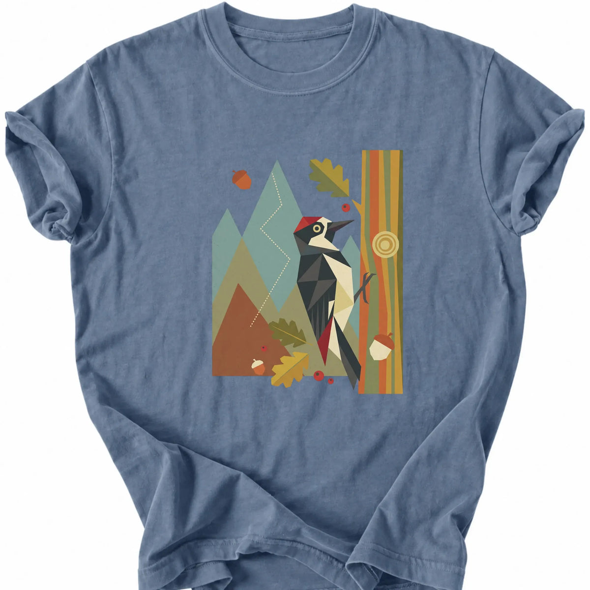 Printify T-Shirt Blue Jean / S Peaks Peckers Bigfoot - Mid-Century Pecker