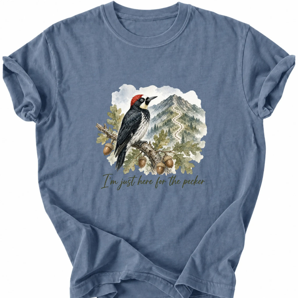 Printify T-Shirt Blue Jean / S Peaks Peckers Bigfoot - Pecker watercolor