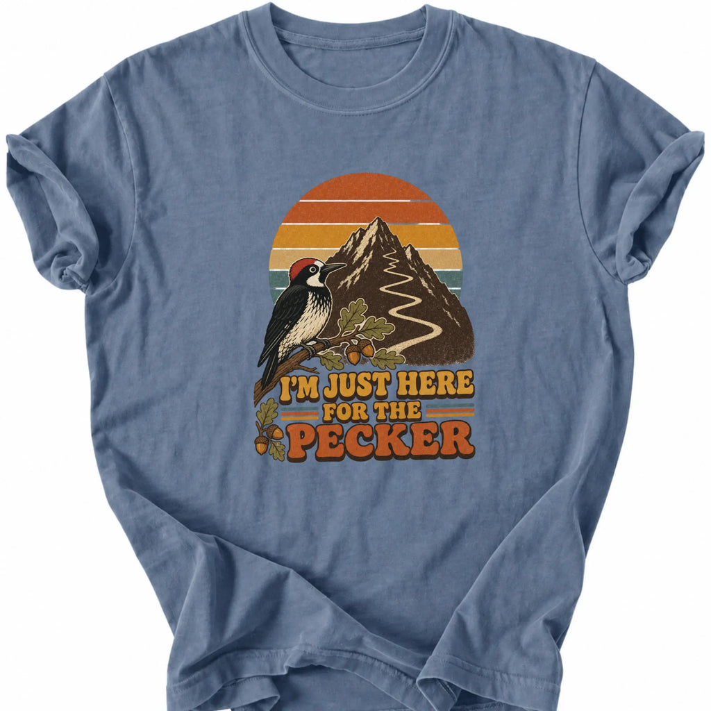 Printify T-Shirt Blue Jean / S Peaks Peckers Bigfoot - Retro Pecker (1)