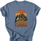 Printify T-Shirt Blue Jean / S Peaks Peckers Bigfoot - Retro Pecker (1)