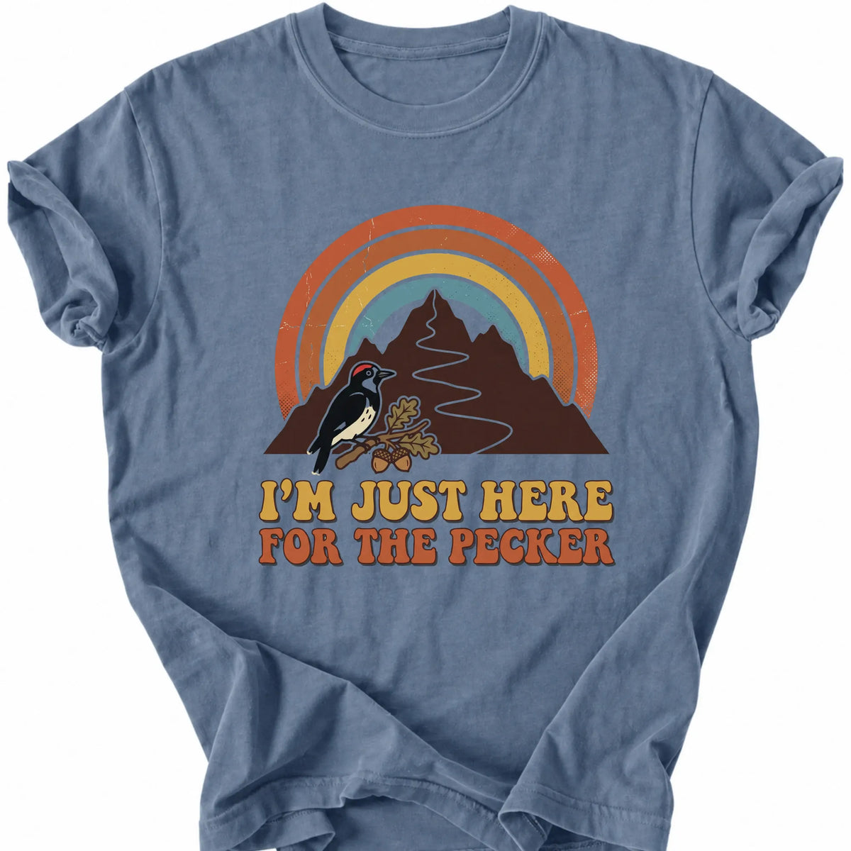 Printify T-Shirt Blue Jean / S Peaks Peckers Bigfoot - Retro Pecker