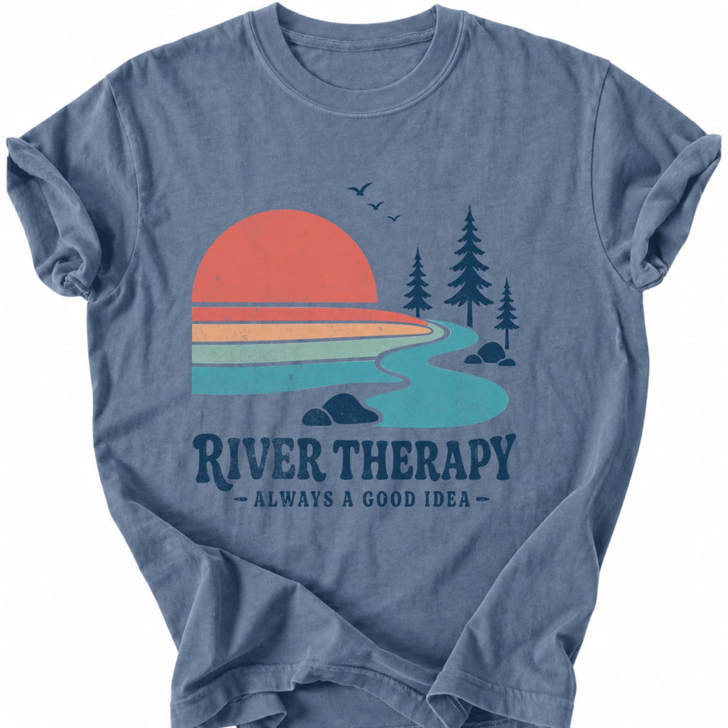 Printify T-Shirt Blue Jean / S River Therapy T-Shirt