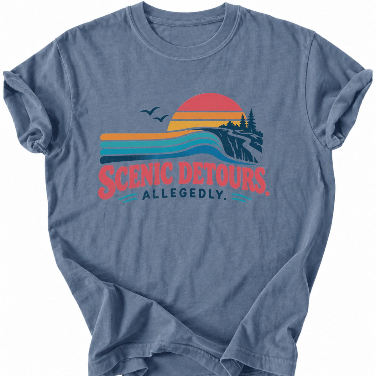 Printify T-Shirt Blue Jean / S Scenic Detours T-Shirt