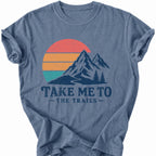 Printify T-Shirt Blue Jean / S Trails Call T-Shirt