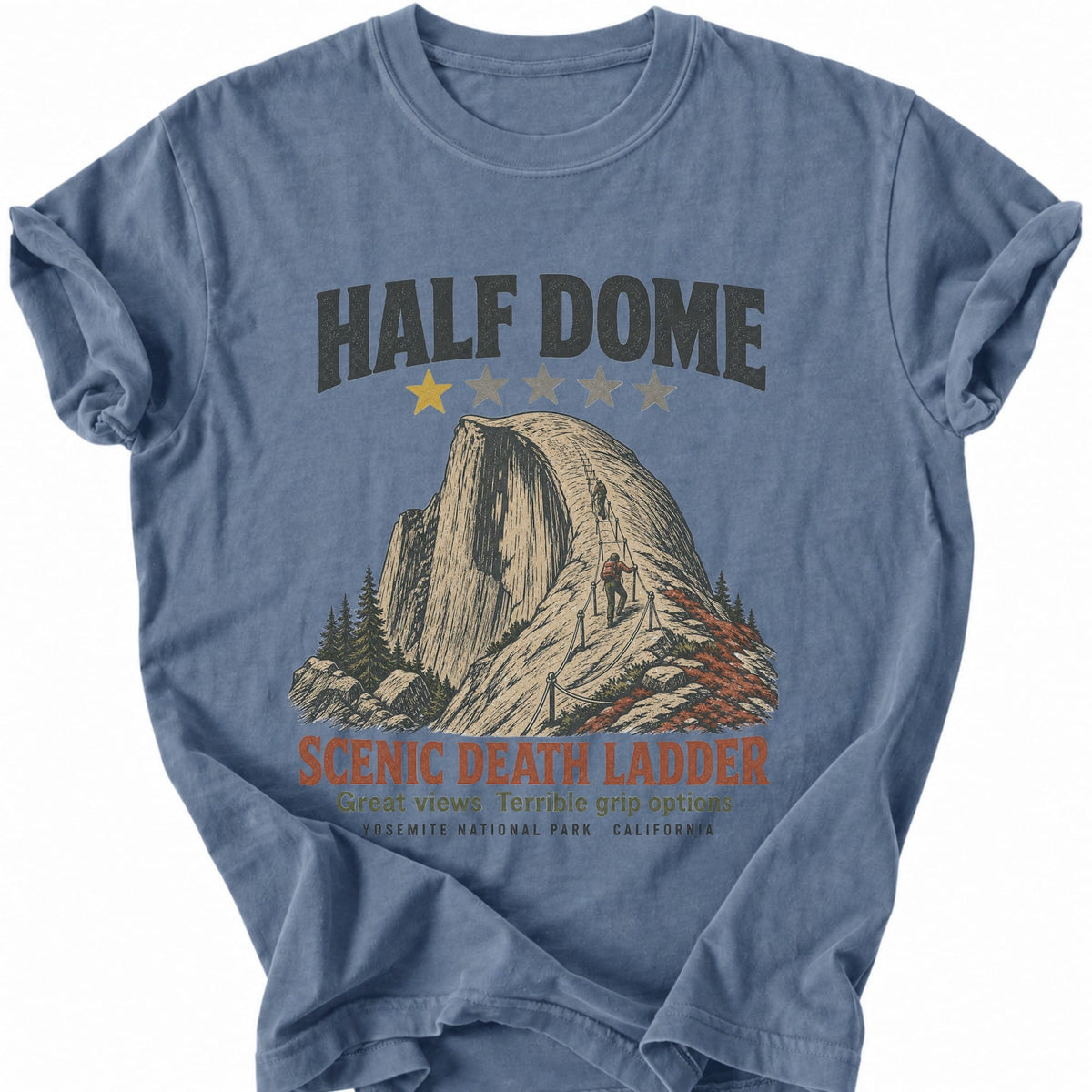 Printify T-Shirt Blue Jean / S Yosemite's Dark Humor T-Shirt