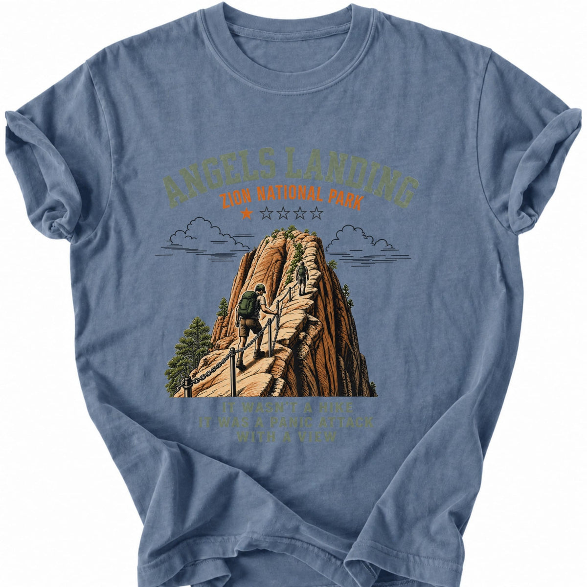 Printify T-Shirt Blue Jean / S Zion Climber T-Shirt