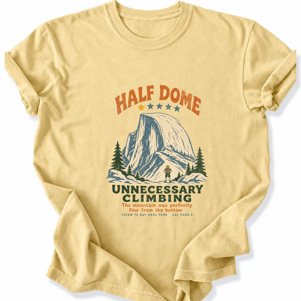Printify T-Shirt Butter / S 1 star - Half dome unnescessary
