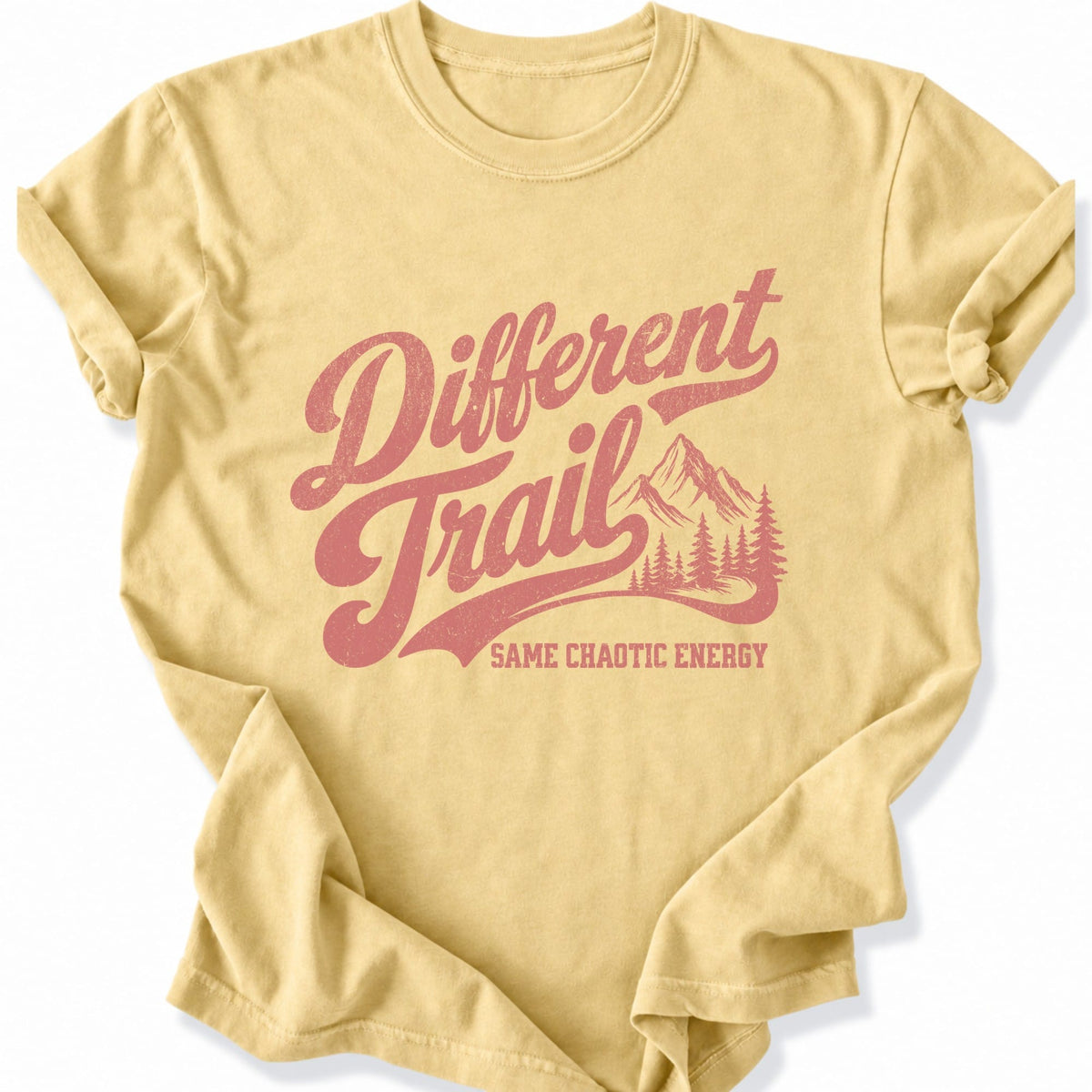 Printify T-Shirt Butter / S Different Trails T-Shirt