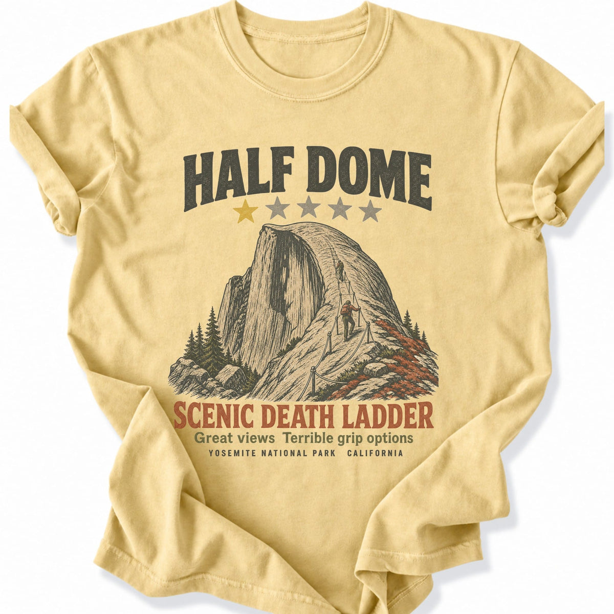 Printify T-Shirt Butter / S Half Dome One Star