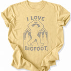 Printify T-Shirt Butter / S I Love Bigfoot T-Shirt