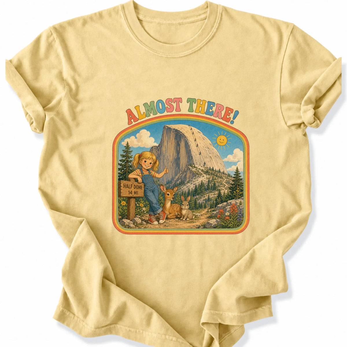 Printify T-Shirt Butter / S Peaks Peckers Bigfoot - Almost There!
