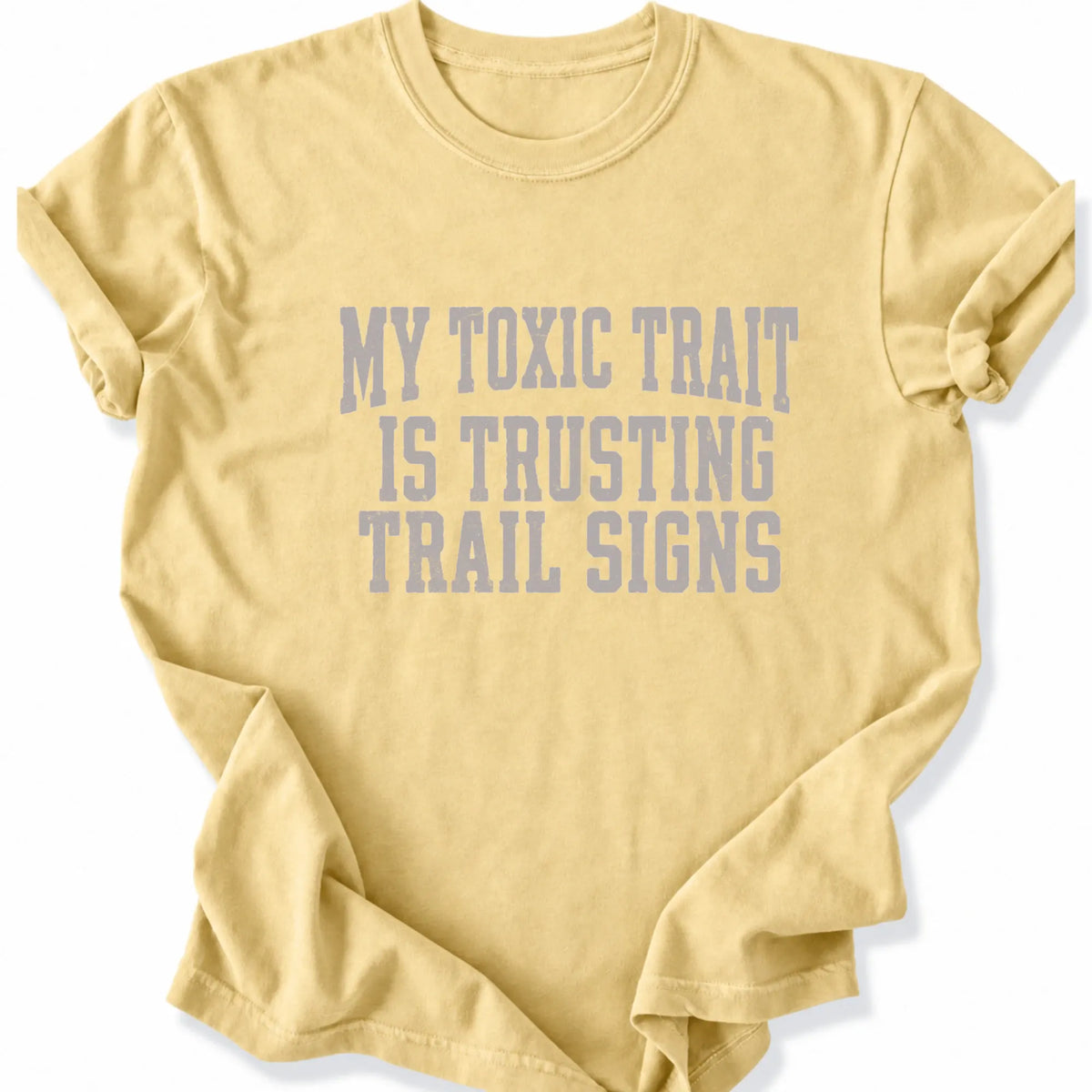 Printify T-Shirt Butter / S Peaks Peckers Bigfoot - Don't Trust Trail Signs