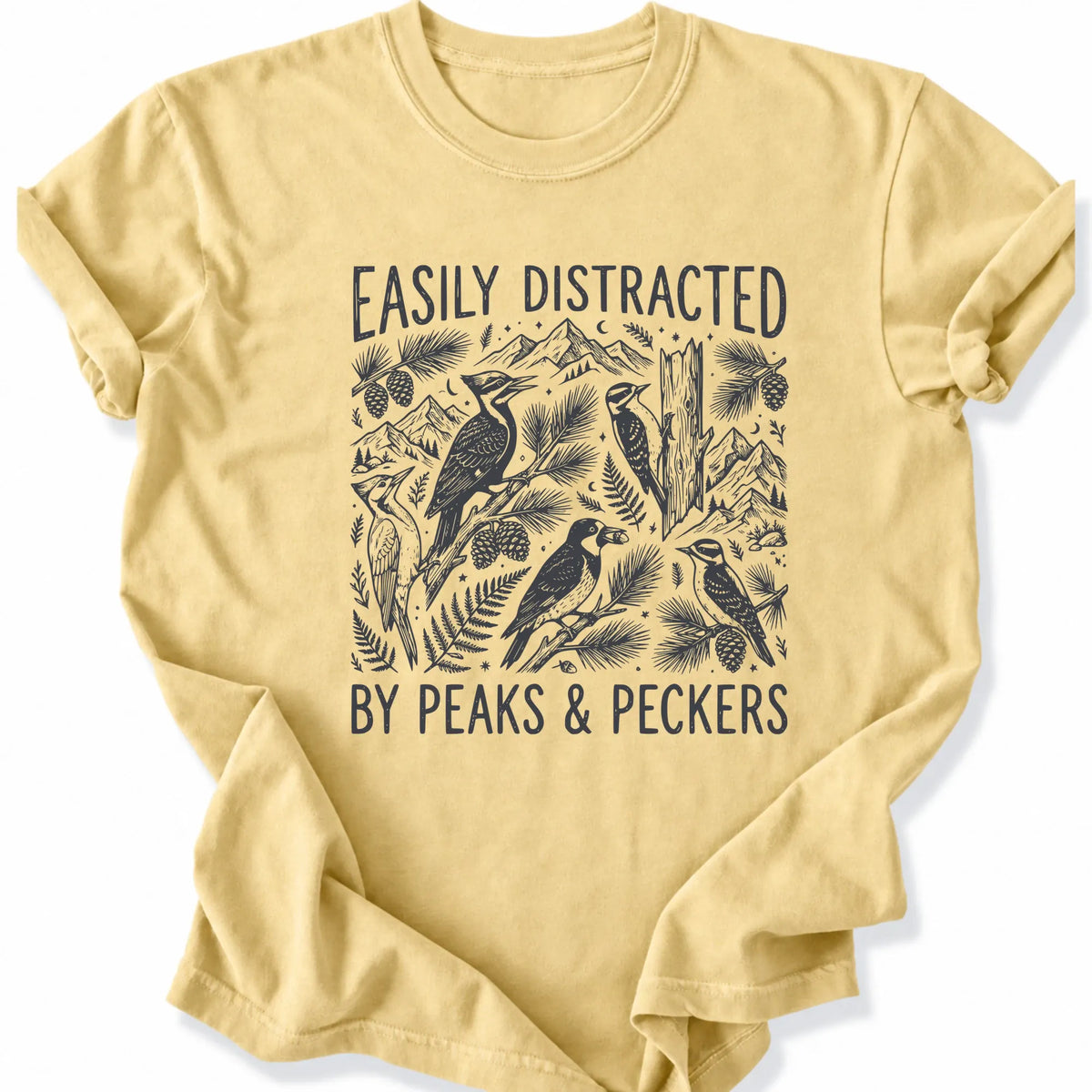 Printify T-Shirt Butter / S Peaks Peckers Bigfoot - Peaks and Peckers
