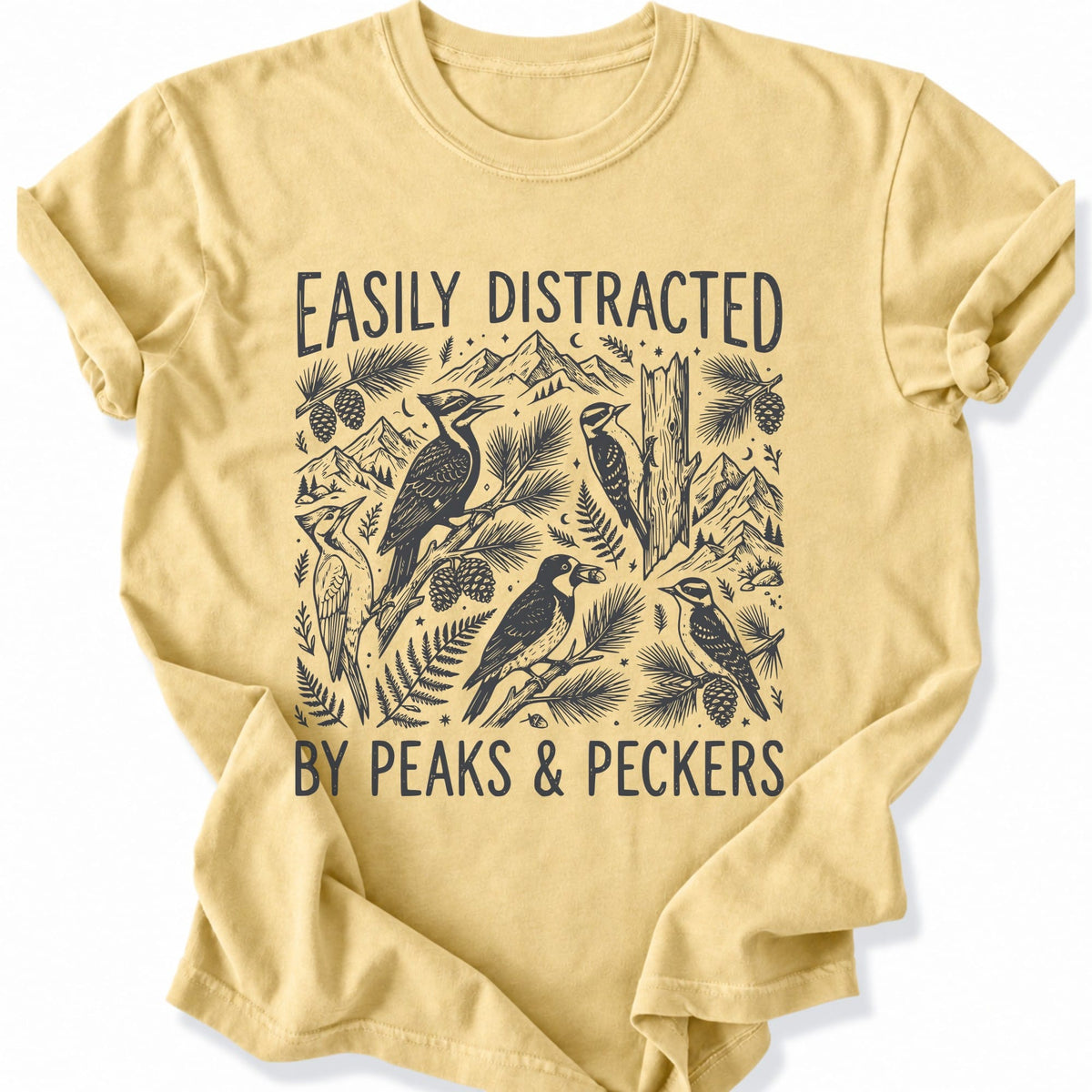 Printify T-Shirt Butter / S Peaks Peckers Bigfoot - Peaks and Peckers