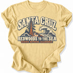 Printify T-Shirt Butter / S Santa Cruz Scenic T-Shirt