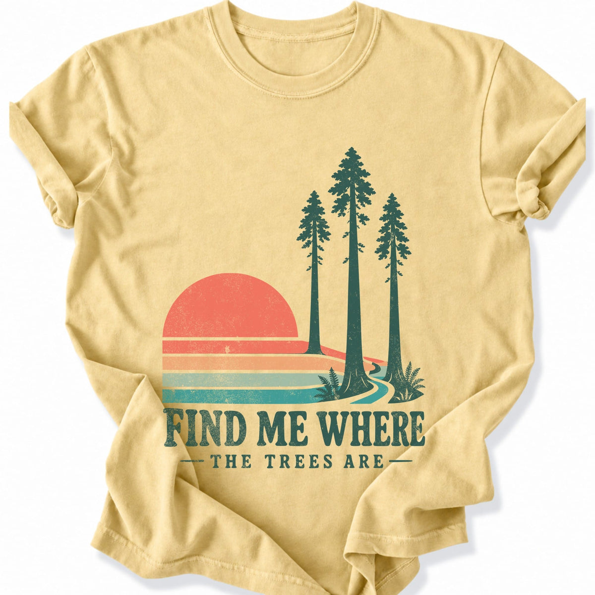 Printify T-Shirt Butter / S Tall Trees Calling T-Shirt