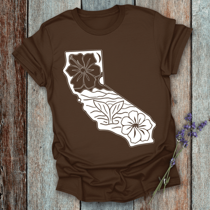Printify T-Shirt California Whale Tail T-Shirt