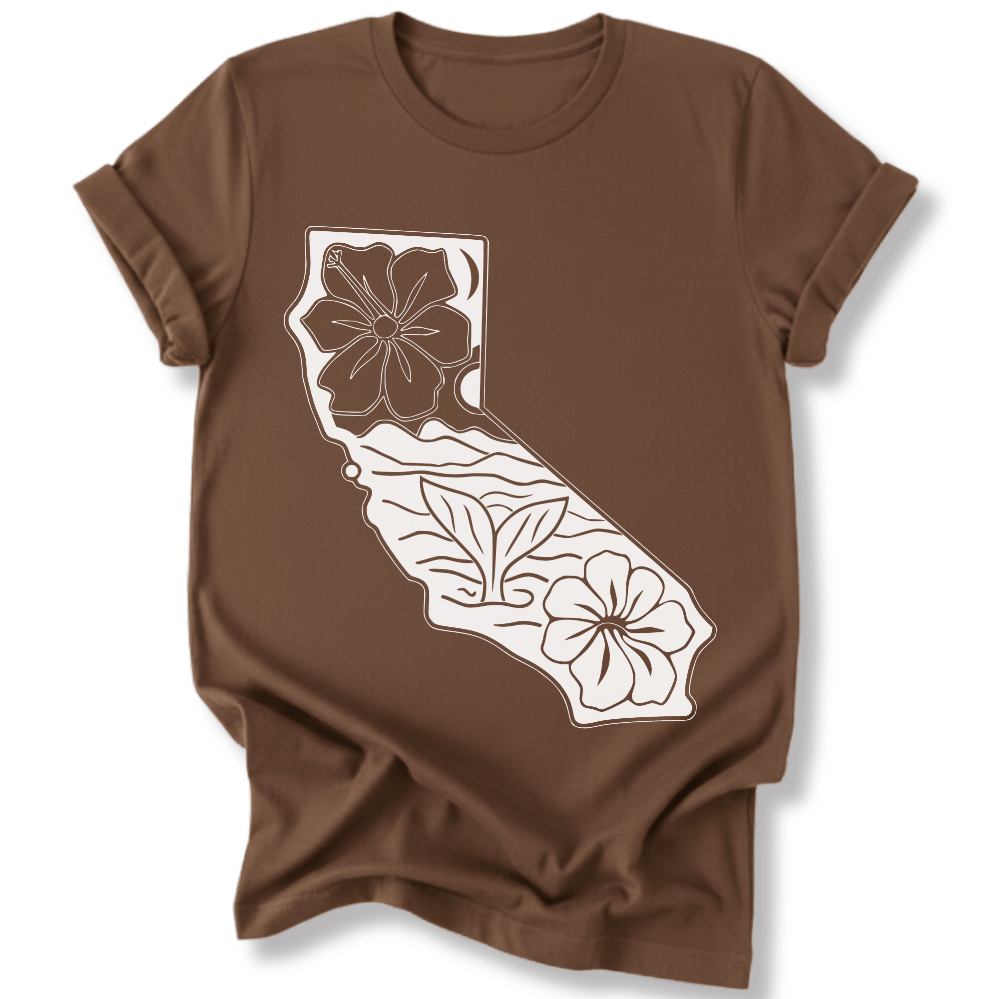 Printify T-Shirt California Whale Tail T-Shirt
