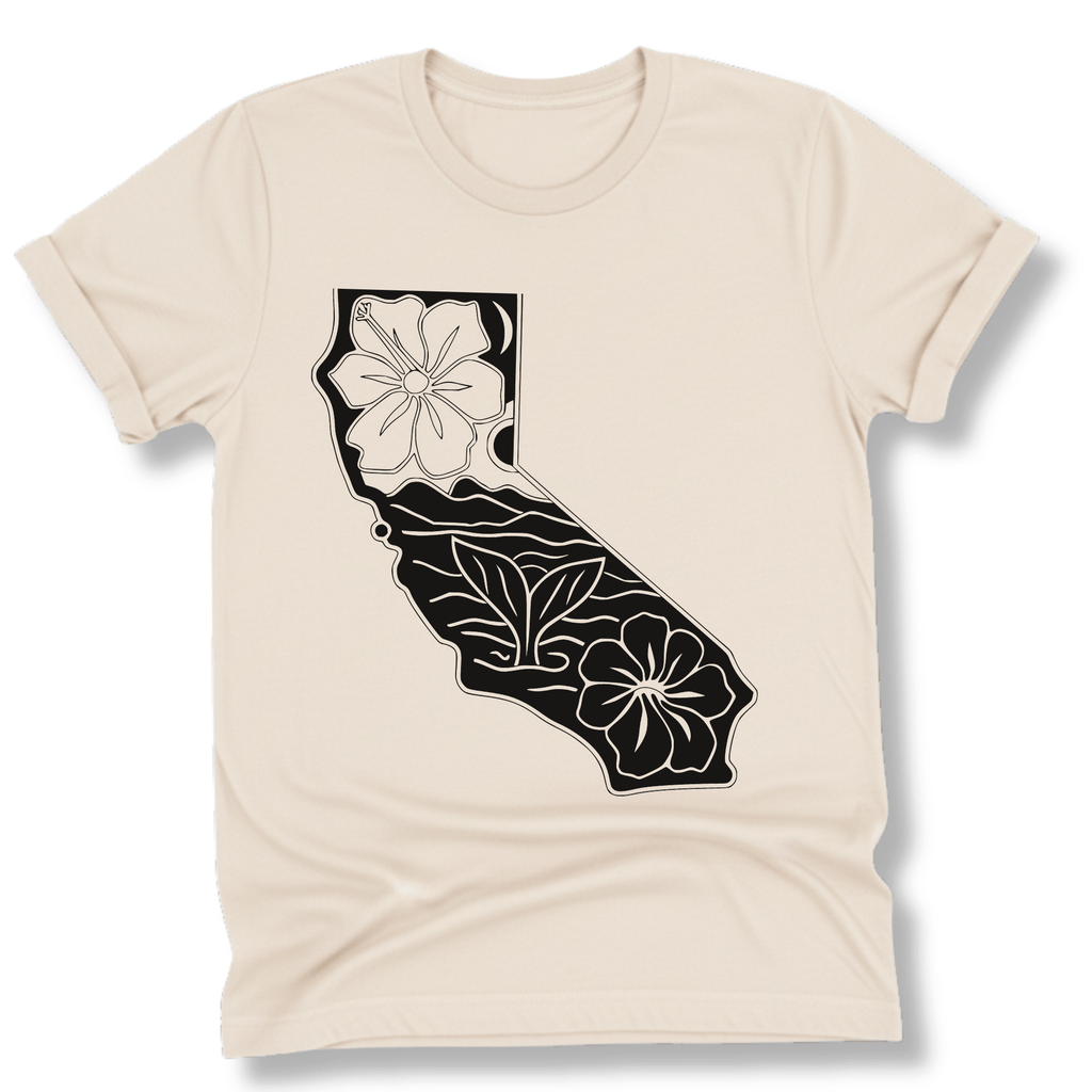 Printify T-Shirt California Whale Tail T-Shirt
