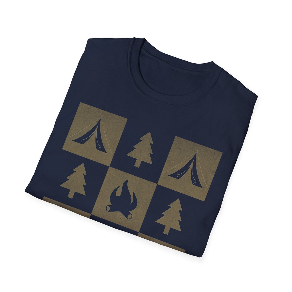 Printify T-Shirt Campfire Adventure Unisex Softstyle T-Shirt - Perfect for Outdoor Lovers