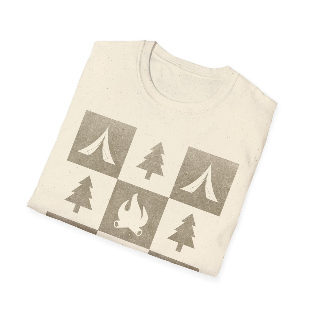 Printify T-Shirt Campfire Adventure Unisex Softstyle T-Shirt - Perfect for Outdoor Lovers