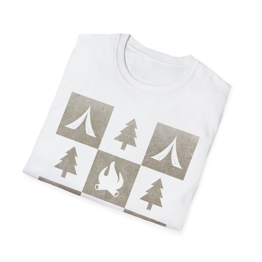 Printify T-Shirt Campfire Adventure Unisex Softstyle T-Shirt - Perfect for Outdoor Lovers
