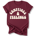 Printify T-Shirt Campfires & Feelings