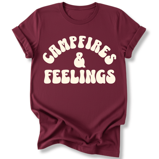 Printify T-Shirt Campfires & Feelings