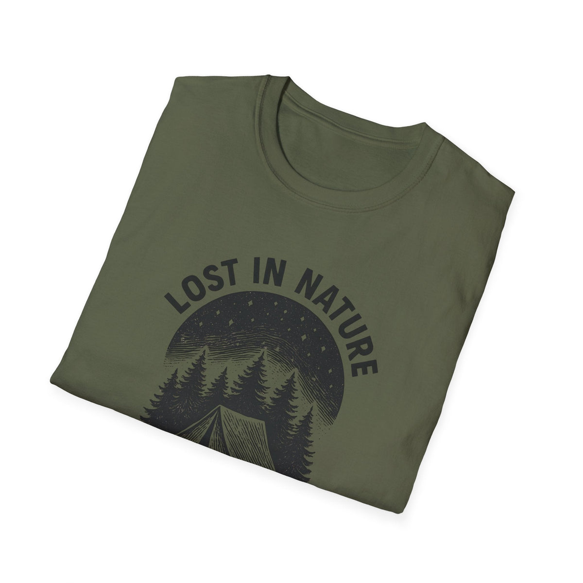 Printify T-Shirt Camping in Nature T-Shirt
