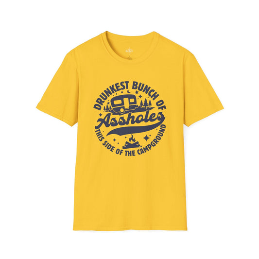 Printify T-Shirt Daisy / S Drunkest Bunch of A*holes