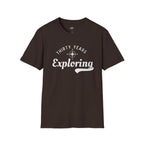 Printify T-Shirt Dark Chocolate / S 30 Years Exploring T-shirt