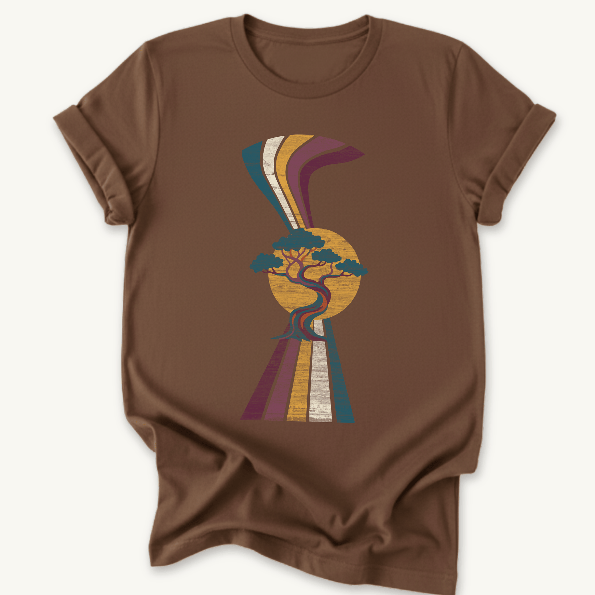 Printify T-Shirt Dark Chocolate / S Ancient Juniper