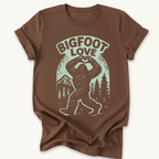 Printify T-Shirt Dark Chocolate / S Big Foot Love