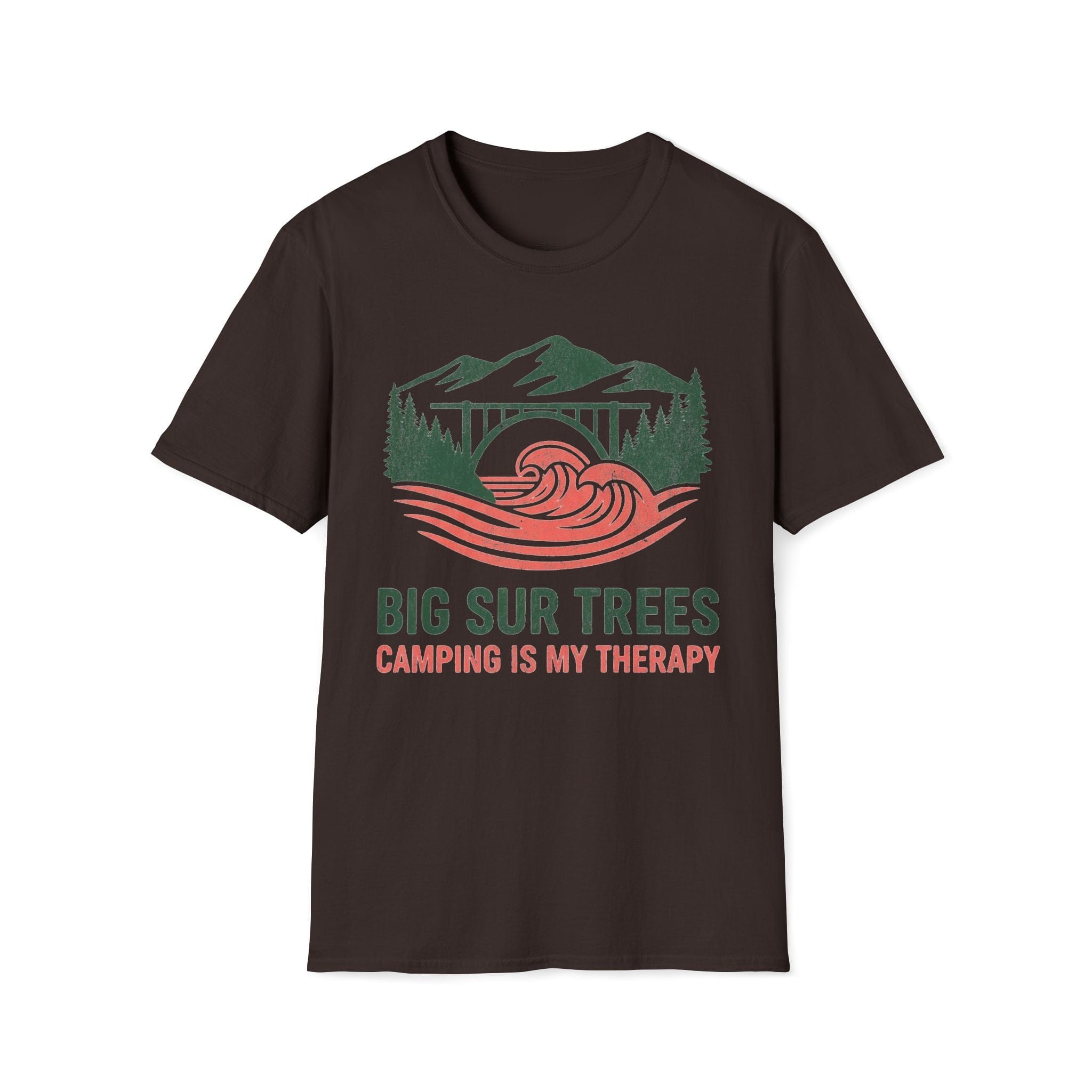 Printify T-Shirt Dark Chocolate / S Big Sur Therapy