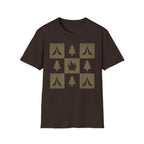 Printify T-Shirt Dark Chocolate / S Campfire Adventure Unisex Softstyle T-Shirt - Perfect for Outdoor Lovers