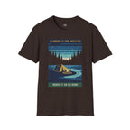 Printify T-Shirt Dark Chocolate / S Glamping Amateurs