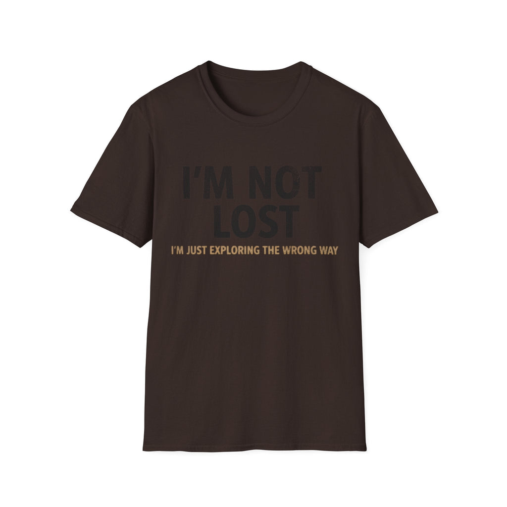 Printify T-Shirt Dark Chocolate / S I'm Not Lost
