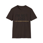 Printify T-Shirt Dark Chocolate / S I'm Not Lost