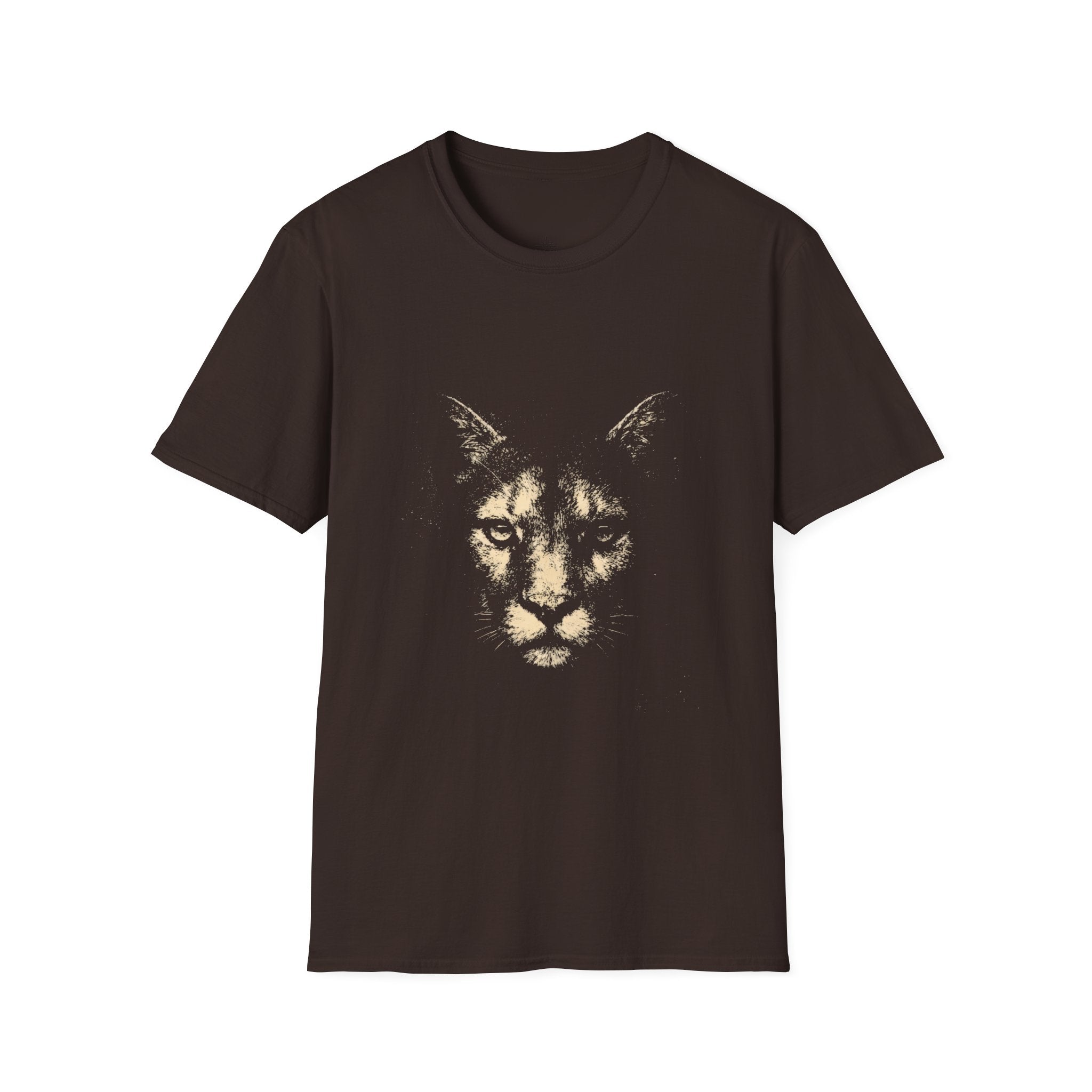 Printify T-Shirt Dark Chocolate / S Lion