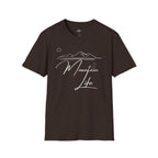 Printify T-Shirt Dark Chocolate / S Mountain Life
