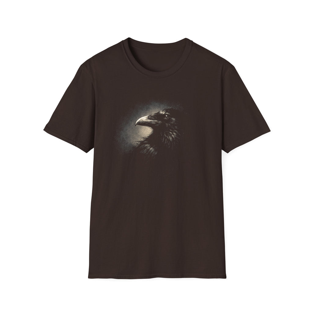 Printify T-Shirt Dark Chocolate / S Raven