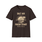 Printify T-Shirt Dark Chocolate / S Salt Air