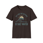 Printify T-Shirt Dark Chocolate / S Salt Water Cure