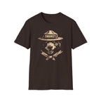 Printify T-Shirt Dark Chocolate / S Smokey the Bear