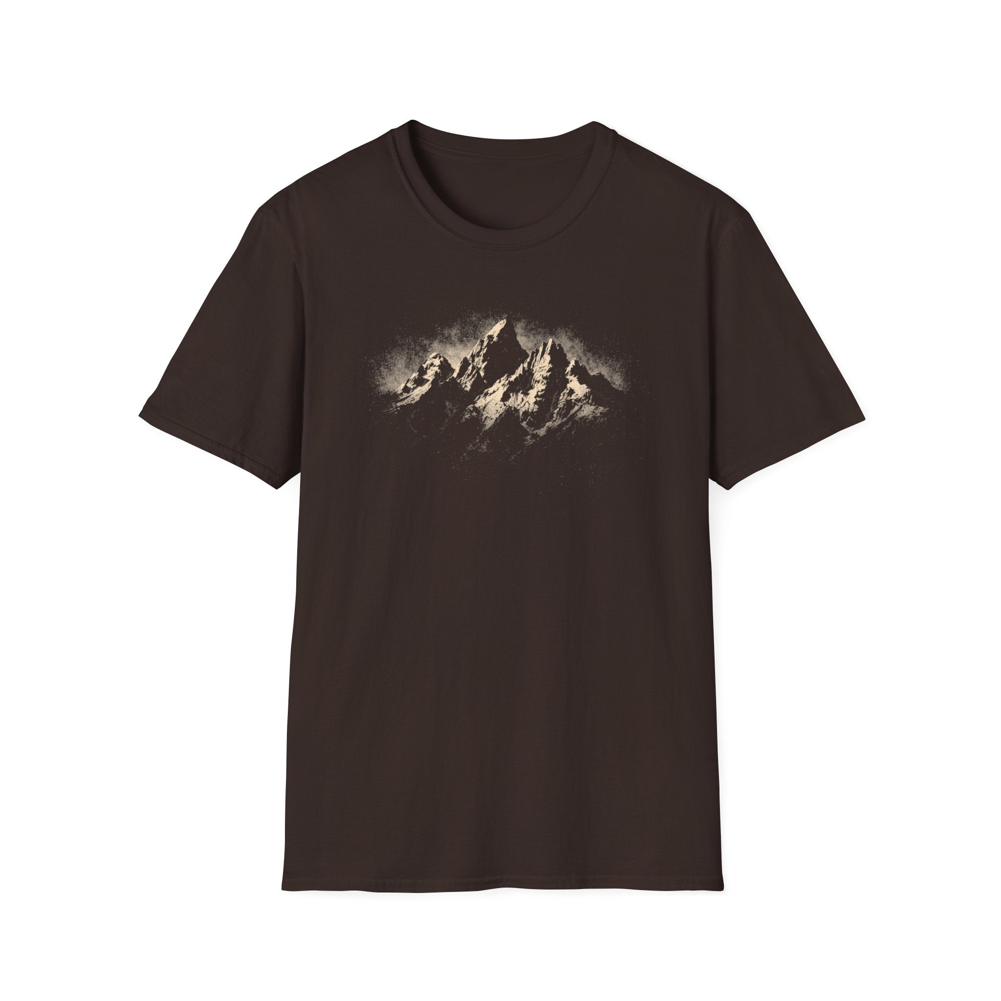 Printify T-Shirt Dark Chocolate / S Tetons