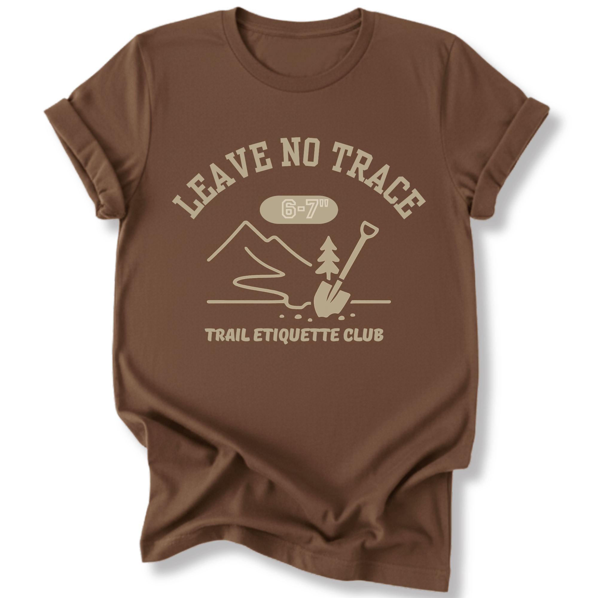 Printify T-Shirt Dark Chocolate / S Trail Etiquette Club