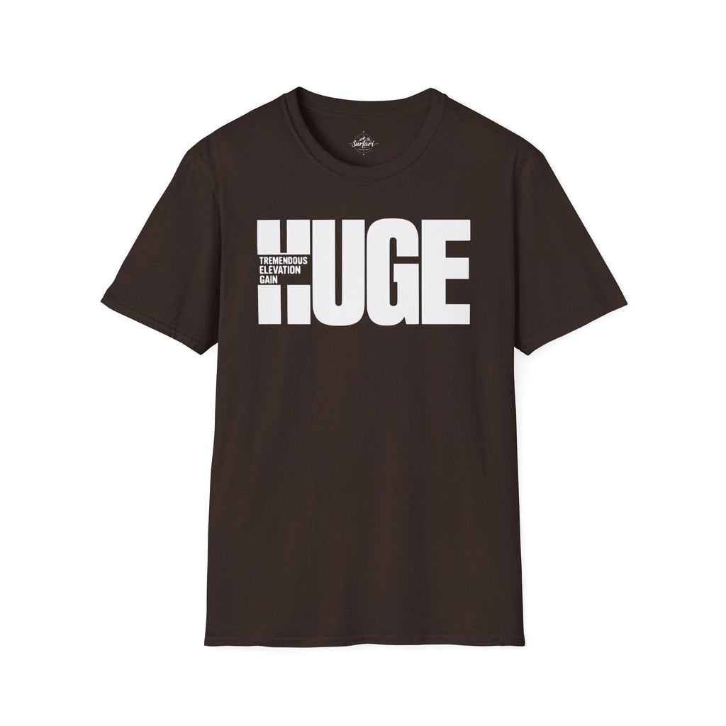Printify T-Shirt Dark Chocolate / S Trump Hikes - HUGE Elevation Gain!