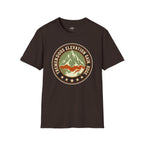 Printify T-Shirt Dark Chocolate / S Trump Hikes - Tremendous Elevation Gain - HUGE!