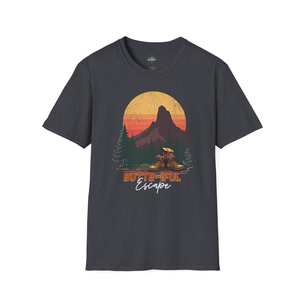 Printify T-Shirt Dark Heather Grey / XS Butte-iful Escape